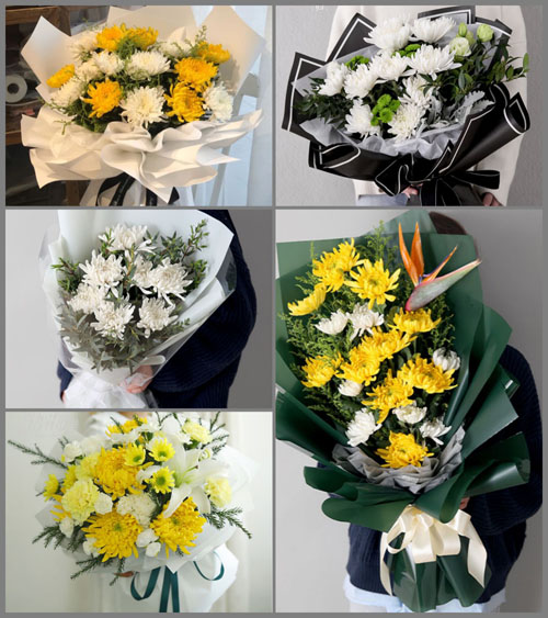 四川绵阳游仙区小枧沟镇白事花束代送